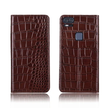 

Crocodile pattern genuine leather card slot holder case for Asus ZenFone 3 Zoom ZE553KLCase for ZenFone 3 Zoom holster flip case