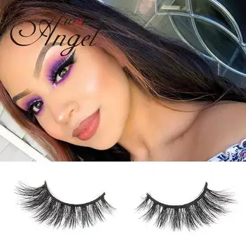 

WOWANGEL Mink Eyelashes 100% Handmade 3D Mink Lashes Full Strip Lashes Natural Reusable False Soft Eyelashes Makeup Lashes