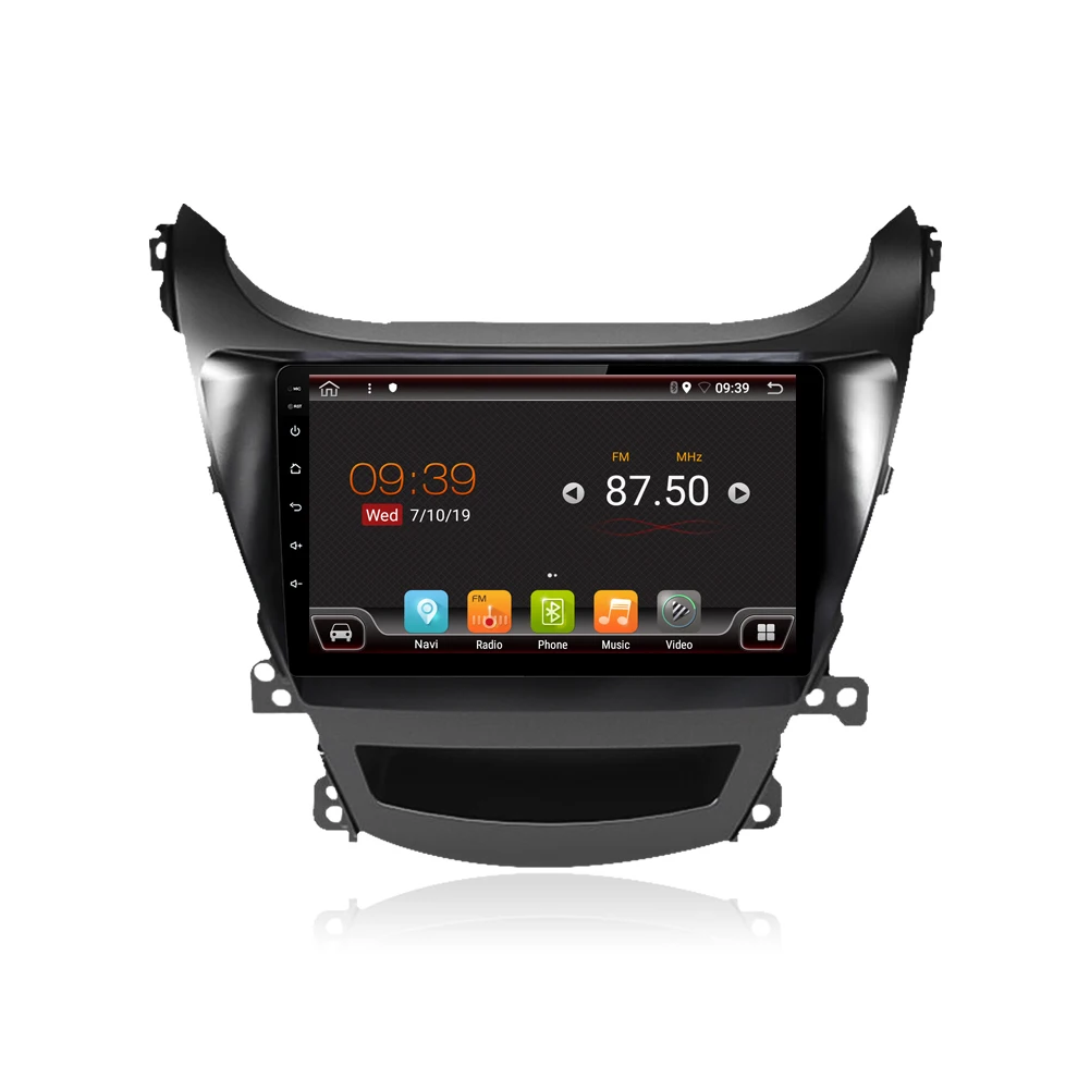 

9Inch Octa Core Android 8.1 Car GPS Navigation For Hyundai Elantra/Avante 2012-2014 WIFI Bluetooth Mirror Link with Split Screen