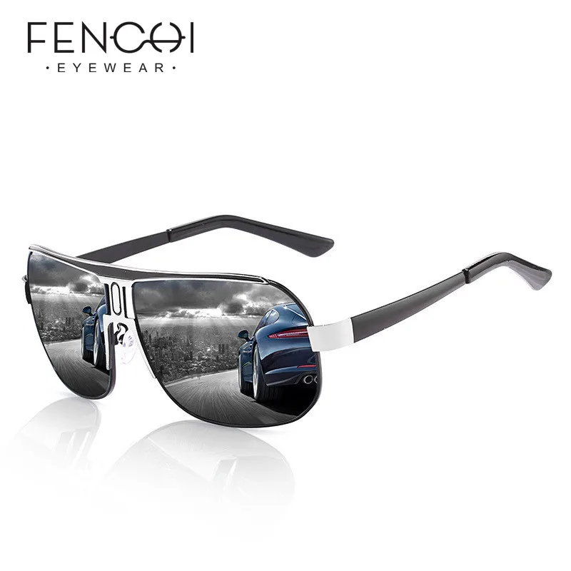 Солнцезащитные очки авиаторы FENCHI поляризационные UV400 для мужчин и женщин