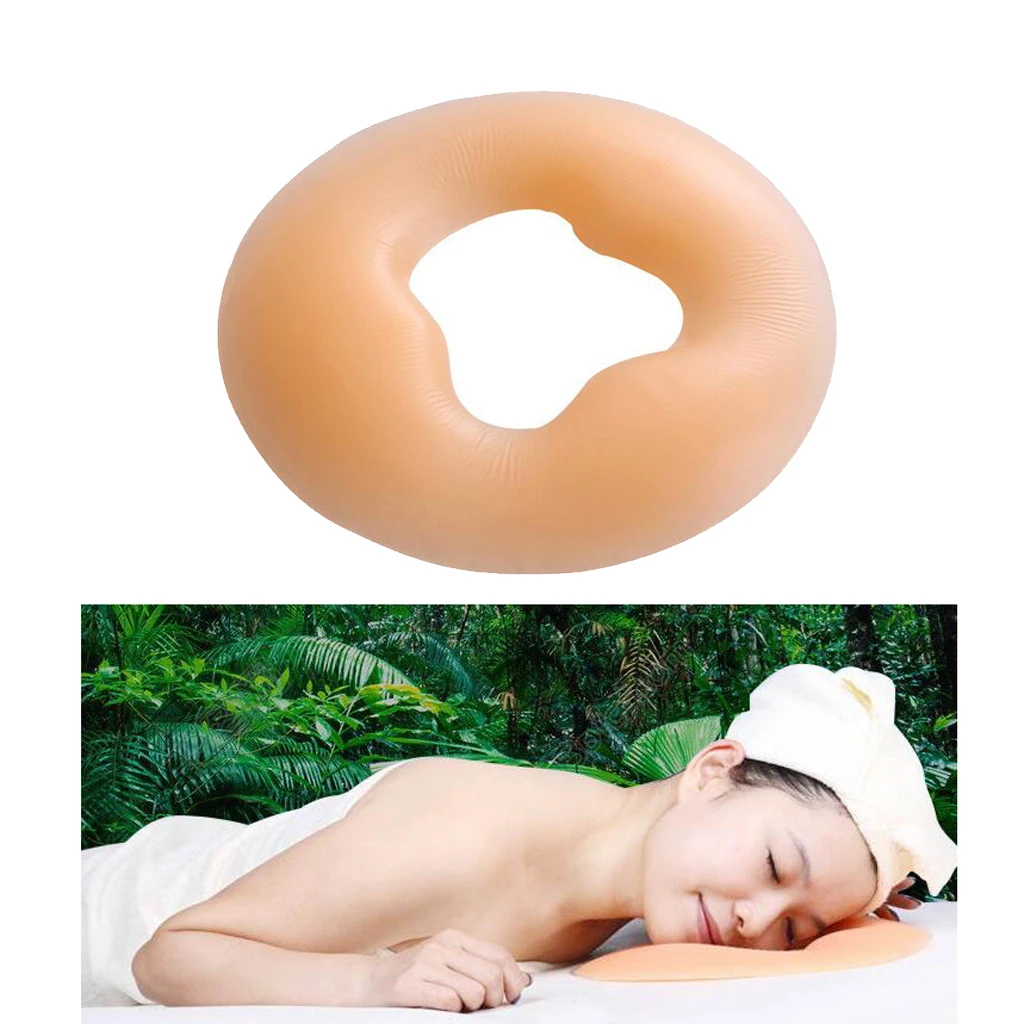 

Soft SPA Massage Silicon Face Relax Cradle Cushion Pillow Pad Beauty Care Tool,Easy to Clean & Reusable
