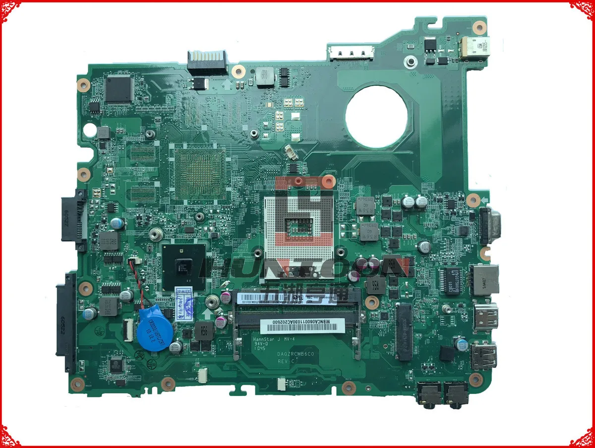 Высокое качество для ACER Aspire E732 материнская плата для ноутбука MBNCA06001 DA0ZRCMB6C0 HM55 PGA989 DDR3 полностью протестирована