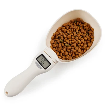 

250ML Pet Food Scale Cup For Dog Cat Feeding Bowl Kitchen Scale Spoon Measuring Scoop Cup Portable With Led Display