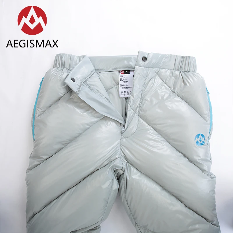 AEGISMAX унисекс 800FP белый открытый кемпинг теплый пуховик брюки для горного