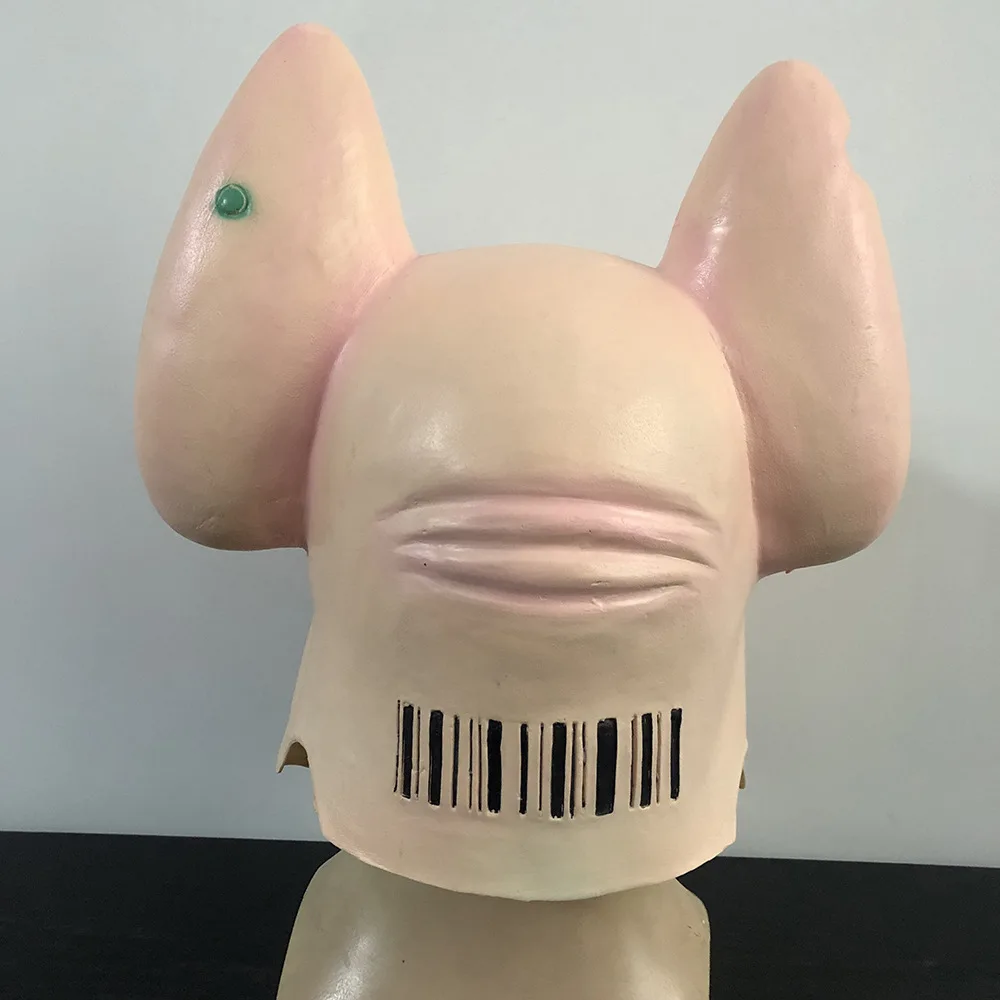 Game Watch Dogs Legion Pig Head Mask Cosplay Legion Winston Pig Masks Animal Latex Masks Halloween Carnival Party Costume Props (3)