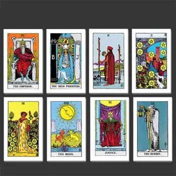 

2020 New 78 Pcs/Pair Magic Tarot Single Centennial Edition Novice Divination Poker Cards