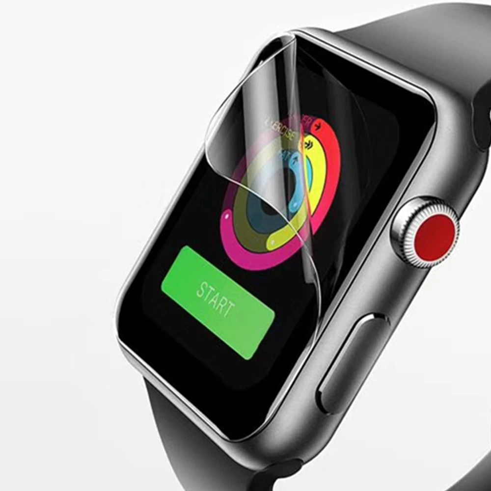 Полная защитная пленка для Apple Watch series 6 5 4 iwatch band 44 мм 40 9D Противоударная защита