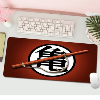 

90X30cm anime cartoon mouse pad Anti-slip Big Desk Cushion mousepad gaming gamer mouse Keyboard desk mats fos Dragon Ball
