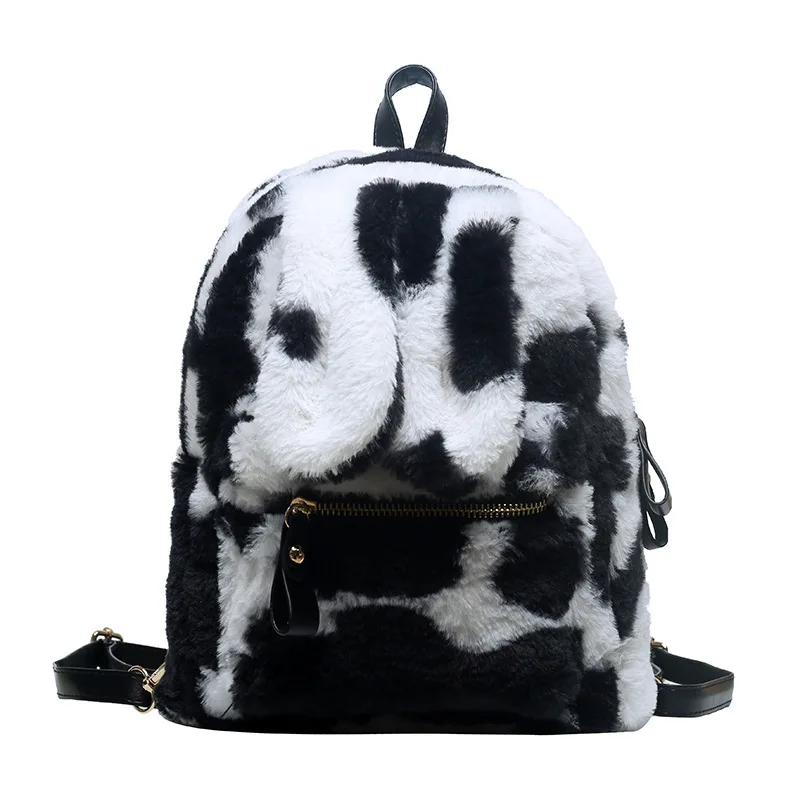 Stylish Backpacks cheap Plush Backpack Female Fashion Wild Rabbit Ears Cute Mini Backpack Kid's 3D Cartoon Animal Backpack Children's Plush Bag awesome stylish backpacks Stylish Backpacks