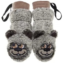 Рукавицы «Брауни» бежевые OLLE