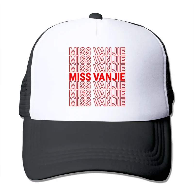Miss Vanjie RuPauls Drag racing Miss Vanjie Rupaul Miss Vanjie подарок бейсболка для мужчин и женщин Кепка для водителя грузовика - Цвет: 4-Black