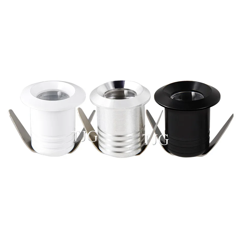 Description Picture 5 of item1W 3W LED Recessed Cabinet Mini Spot Light AC85-265V Downlight DC12V Jewelry Show Led Light Bulb Room Ceiling Lamp