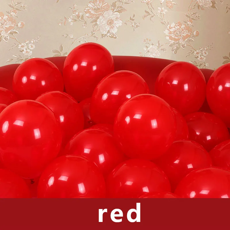 J-100pcs 100 шт цветные шары на день рождения 10 дюймов латексные шары праздничные Свадебные украшения перламутровый шар детские надувные игрушки - Цвет: J-100pcs