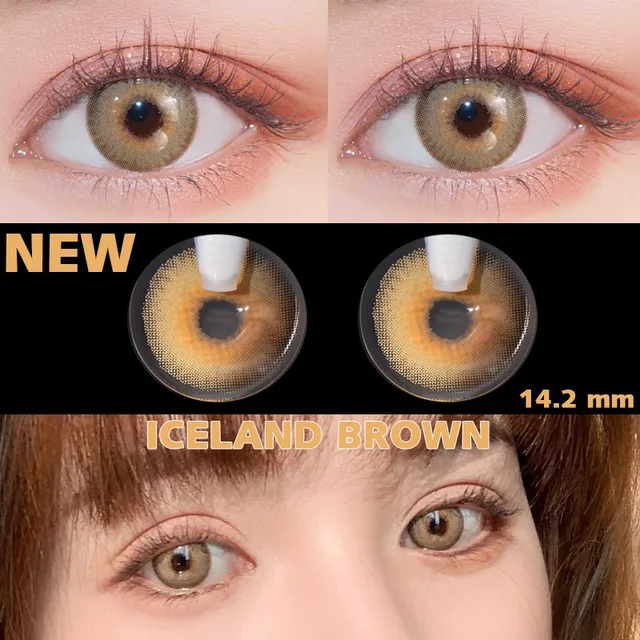Ksseye 1pair(2pcs) superhighlight iceland green cover deep eyes color contact lenses soft contact lens beautiful pupil