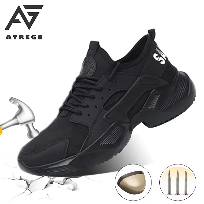 slip on steel toe cap trainers