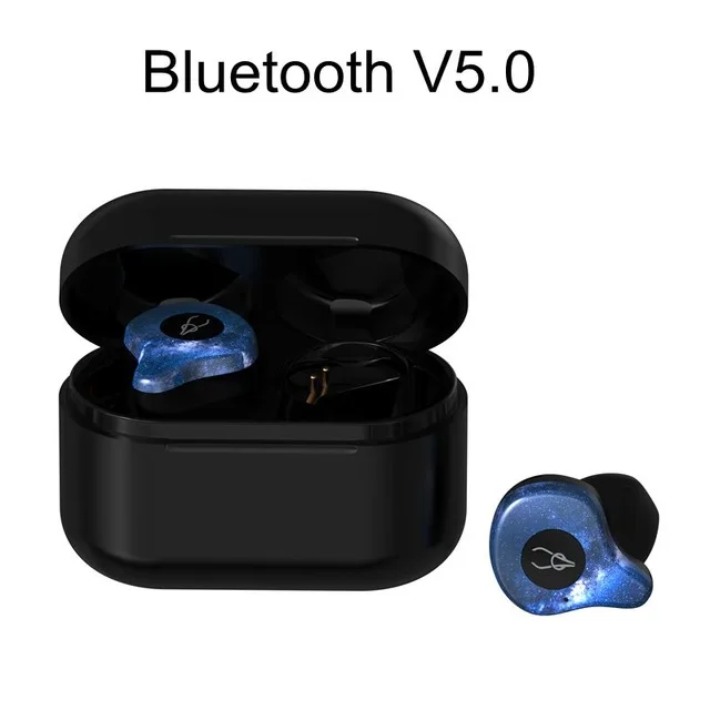 Sabbat Bluetooth 5,0 Беспроводная bluetooth беспроводная гарнитура для наушников шумоподавление наушник настоящий стерео звук для телефона - Цвет: Here with you