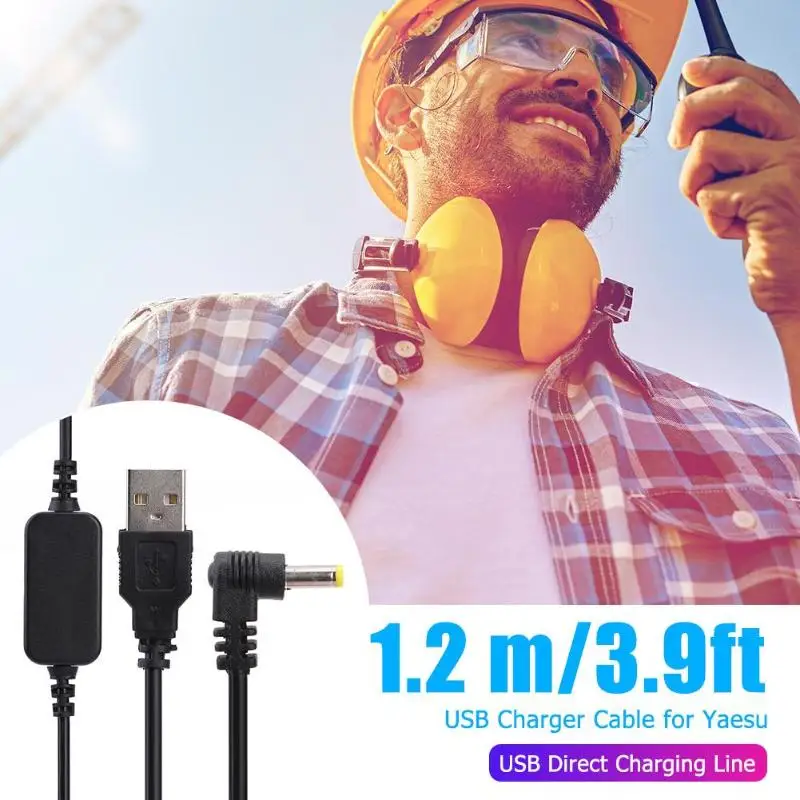 USB Зарядное устройство Питание кабель Шнур для Yaesu VX-6R VX7R FT60R VX177 FT-60R VXA-710 VX-710 HX-470 HX-471 радио