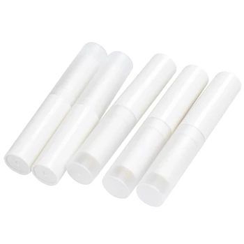 

Plastic Empty Makeup DIY Lip Balm Tube Lipstick Container 5pcs Beige