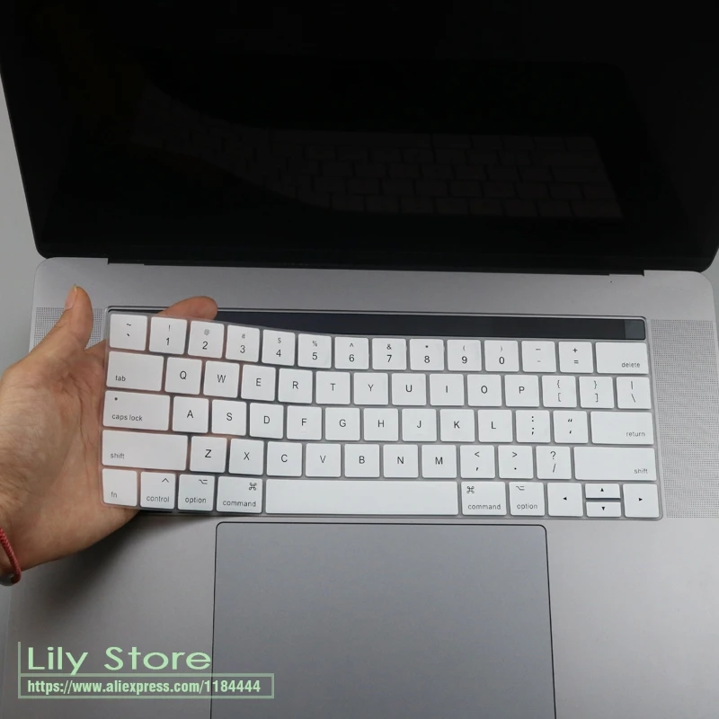 Крышка клавиатуры для Apple Macbook Pro 13 15 дюймов A1707/A1706 A2159 A1990/A1989 с сенсорной панелью модель США Силиконовый протектор кожи