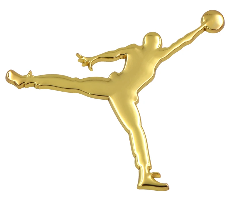 1 шт. NBA Металл 3D Jordan Jumpman декоративная Автомобильная Наклейка металлическая эмблема автомобильный значок Логотип мотоциклетная эмблема аксессуары для стайлинга автомобилей