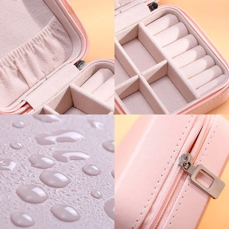 Europe And America Simple Portable Jewelry Box Travel Storage Bag Bracelet Ear Stud