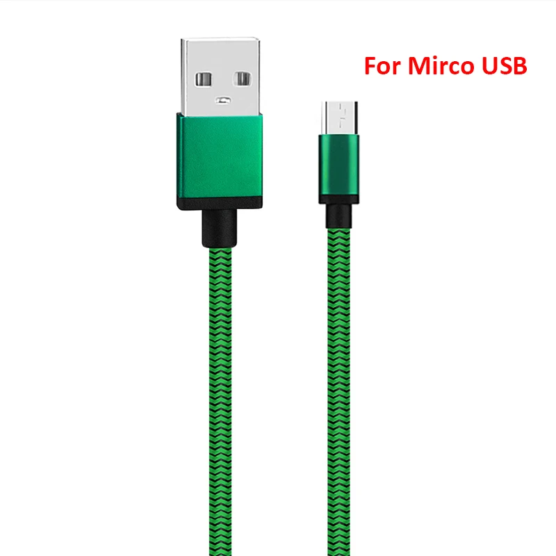 09 1 м 2 м Micro USB кабель для быстрой зарядки шнур для ios Android мобильный телефон для samsung для iphone планшет Тип c кабели для зарядки - Цвет: 09