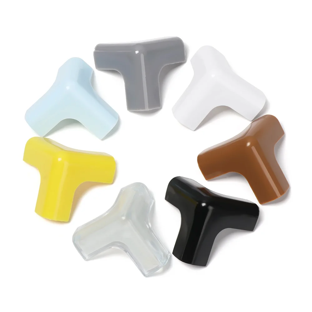 Soft Silicone Safe Corner Protector Baby Kids Protection Table Desk Corner Guard Children Safety Edge Guards 4Pcs silicone table corner protector table corner protector table edge protector