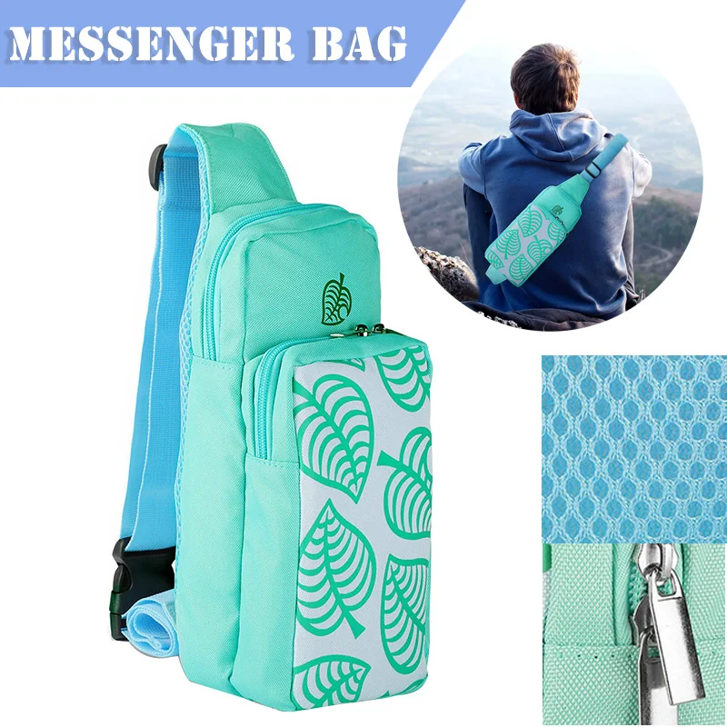 

New Stylish Messenger Bag Adjustable Nylon Single Shoulder Sidebag for Nintendo Switch/Lite Game Console Storage Accessories