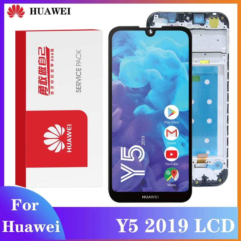 Оригинальный ЖК экран для Huawei Y5 2019 дисплей дигитайзер сборка сенсорный относится