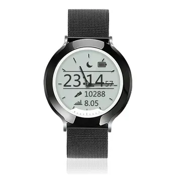 

2019 New M6 Steel Band 5ATM Waterproof Smart Watch Dynamic & Static Heart Rate Monitor Smart Clock Digital LCD + Pointer