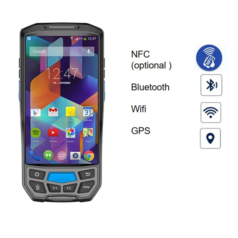 Ручной сканер штрих кода для Android 8 1 1D 2D Honeywell 6603 QR код PDA|Сканеры| |