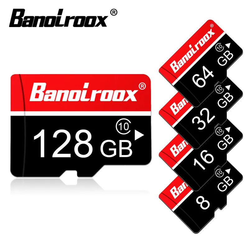 Карта памяти Micro SD Banolroox 64 ГБ 128 класс 10 8 16 32 |