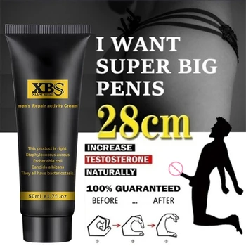 Crema para agrandar el pene para hombre, Gel de erección duradera, aumento de tamaño Xxl, crema para alargar el sexo, afrodisíaco, 50ML 1