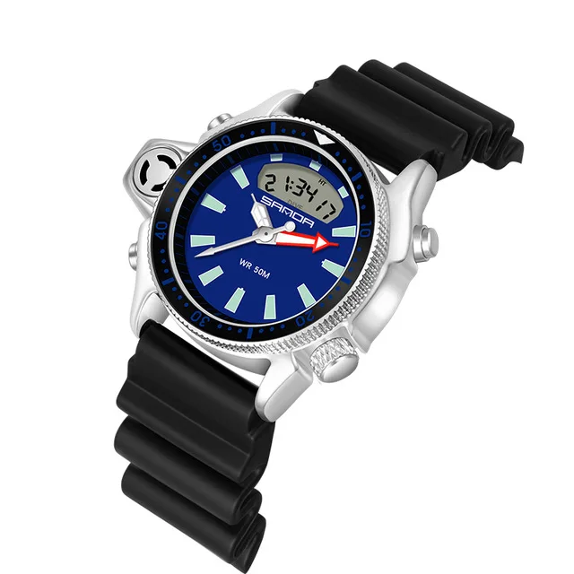 SANDA Sport Men Watches New Fashion Casual Military Quartz Watches 50M Waterproof  Shock Male Auto Wrist Watch Relogio Masculino 