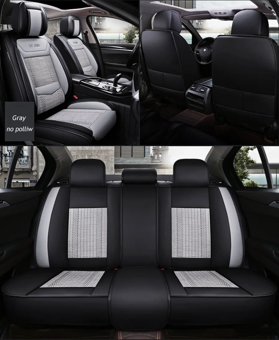 Новые универсальные кожаные и шелковые автомобильные чехлы для сидений ford focus 1 2 mk1 mk3 Explorer Fiesta mk7 courier kuga mondeo mk3 mk4