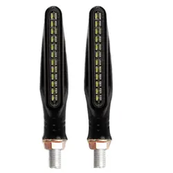 Поворотники светильник 24x335Smd хвост мигалка Led течет вода мигалка Ip68 сгибаемый мотоциклетный мигающий светильник s