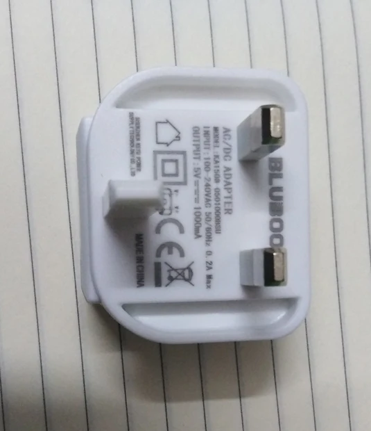Bluboo S3 телефон Британский стандарт зарядное устройство для Bluboo S3 6,0 дюймов сотовый телефон