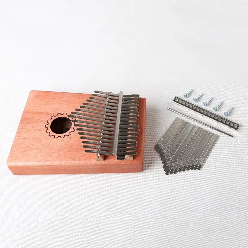 17 клавиш Kalimba DIY Набор большой палец пианино шрапнель мост надпись клавиатура