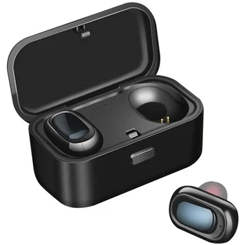

TWS Wireless BT5.0 Headset Hi-Fi Stereo In-Ear Earphone IPX5 Waterproof One Button Earbuds With Mic 380mAh Charging Box​