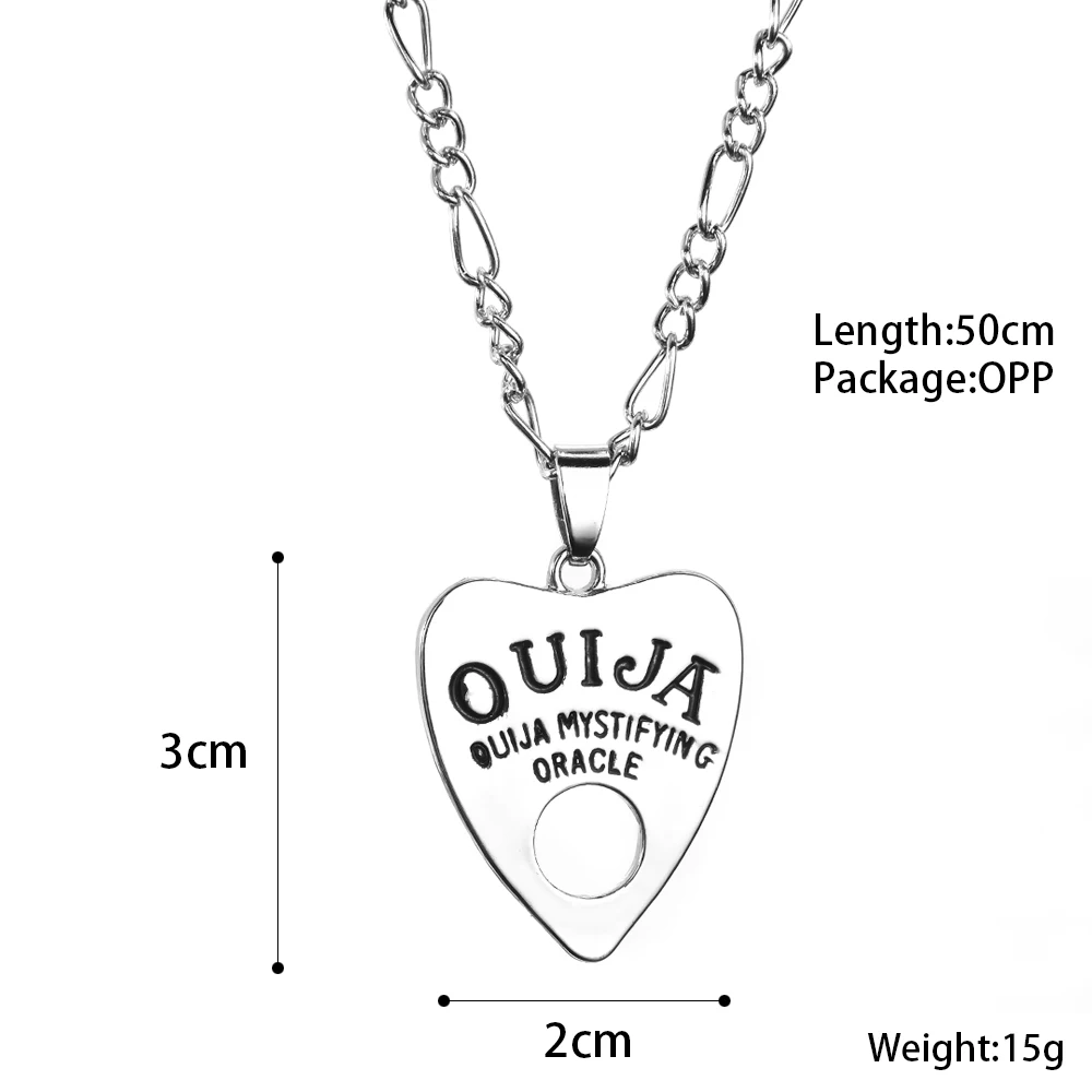 Винтажное ожерелье с подвеской в виде доски готическом стиле для женщин и мужчин