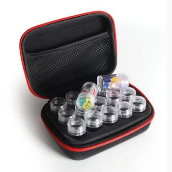 

15 Independent Jewelry Bottle Diamond Storage Bag Cross Stitch Accessories Tool Box Container Full 5D Embroidery Mosaic