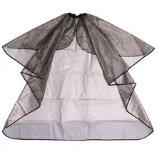 Накидка для стрижки волос Прозрачная профессиональная Водонепроницаемая Парикмахерская накидка фартук для парикмахерских салонов для дома