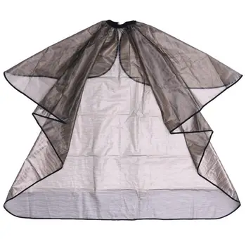 

Hair Cut Cape Transparent Professional Waterproof Haircut Hairdressing Cape Apron Gown for Barbers Salon Home