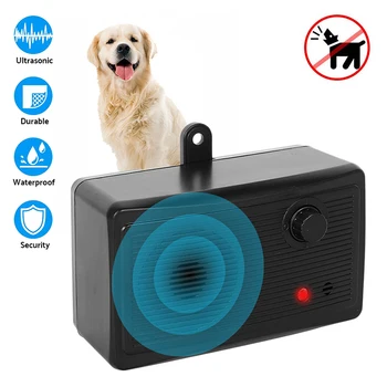 

Dog Bark Control 50 FT Range Stop Barking Device Ultrasonic Anti-Bark Device Outdoor Dog Training Tool and Sonic Bark Deterrents