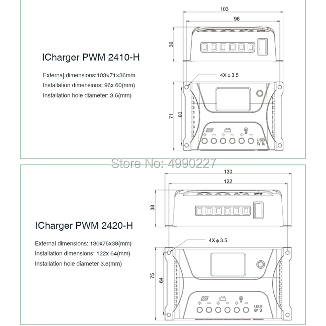 10A 20A 12V 24V автоматическая Солнечная Зарядное устройство контроллера HP2410 HP2420 Панели солнечные Батарея Зарядное устройство контроллера ЖК-дисплей экран Солнечная система для дома