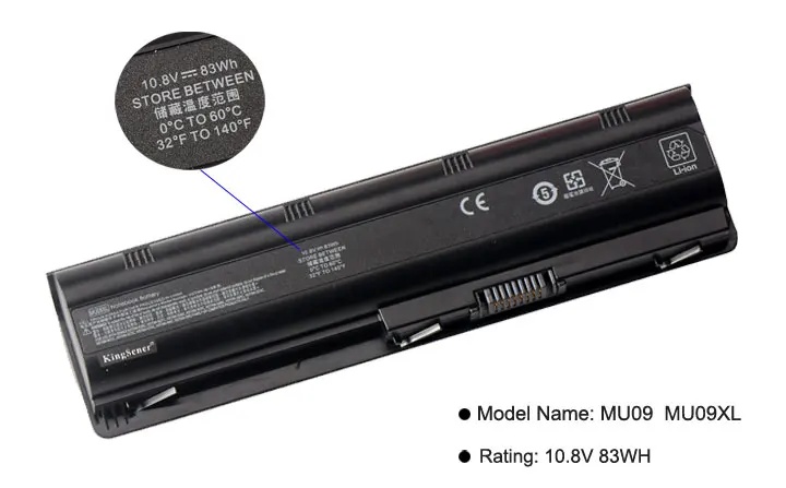 Аккумулятор KingSener 10 8 В 83WH MU09 для ноутбука HP Pavilion G4 G6 G7 G32 G42 G56 G62 G72 CQ32 CQ42 CQ43 CQ62 CQ56 CQ72 DM4