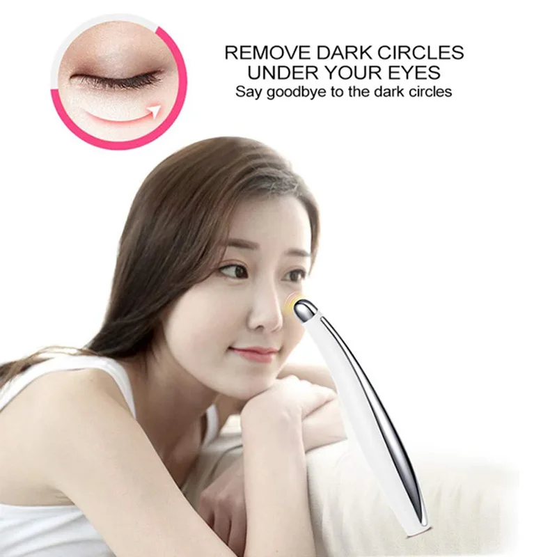 Eyemagic beauty Электрический прибор для массажа для темных кругов мешки для глаз от морщин под глазами Вибрация введение инструмент для красоты