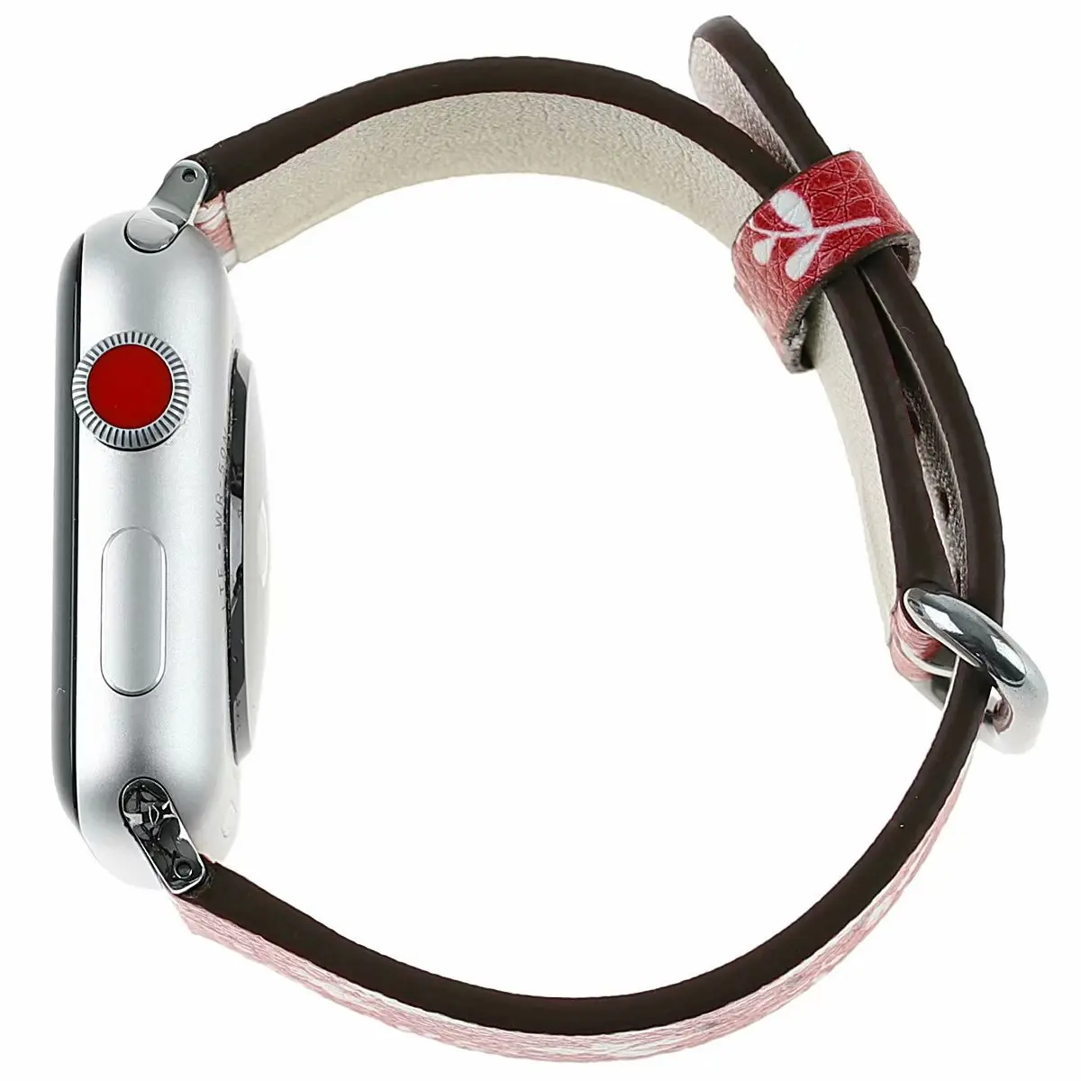 С цветочным рисунком для девочек; мини-юбка для Apple watch серии 4, версия 1, 2, 3, ремешок 40 мм 44 кожаный чехол с печатным рисунком ремешок для наручных часов iWatch 38/40/42/42 мм, ремешок на запястье