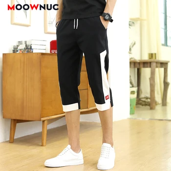 

Men's Trouser Short Calf-Length Fashion Casual Jogger 2020 Summer Cool New Thin Sweatpants Pants Solid Male Streetwear Hip Hop