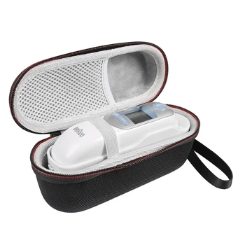 

Case for Braun ThermoScan 5 IRT6500/Braun Thermoscan 7 IRT6520 Thermometer EVA Hard Case Travel Protective Storage Carrying Bag